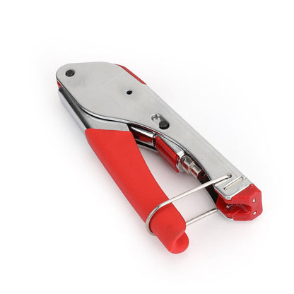 Compression Stripper Tool Crimpatrice coassiale tipo F + 10 connettori a crimpare RG6
