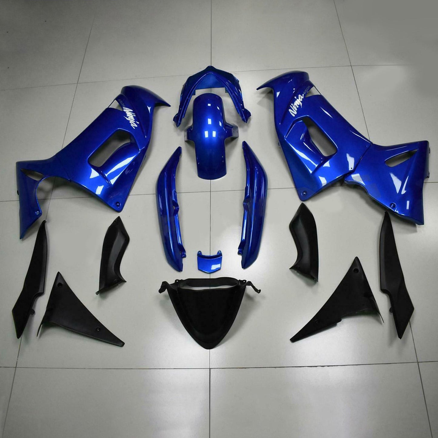 Kit Carena in Plastica per Kawasaki Ninja 650 ER-6F EX650 2006-2008 01# Generico