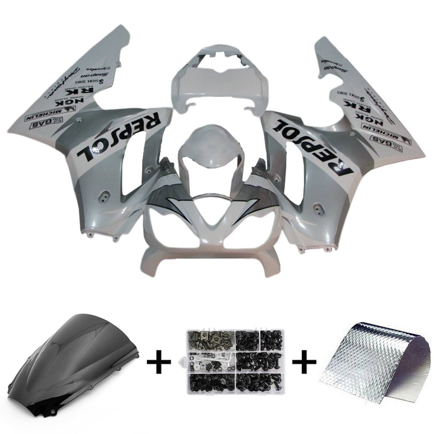 Amotopart Kit Carena Triumph Daytona 675 2006-2008 Carrozzeria Plastica ABS