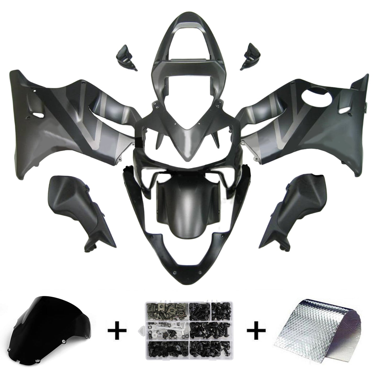 Amotopart Honda CBR600 F4i 2001-2003 Kit Carenatura Carrozzeria Plastica ABS
