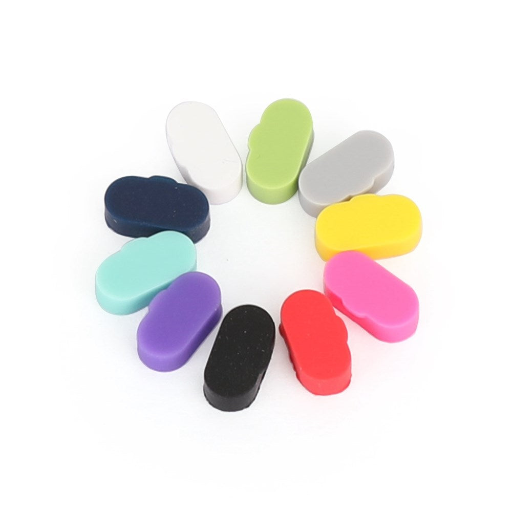 10 pezzi protezione porta caricatore in silicone colorato anti-polvere adatta per Garmin Fenix 5
