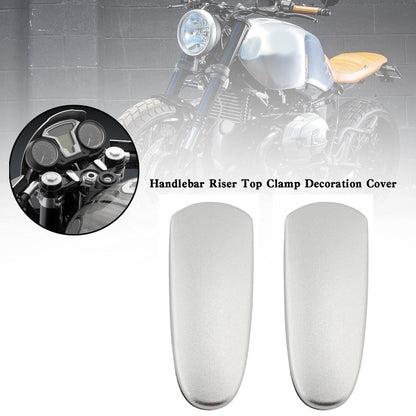 Copertura decorativa del morsetto superiore del riser del manubrio della motocicletta in alluminio BMW R nineT