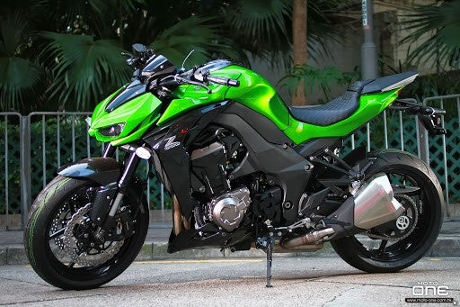 Amotopart Kawasaki 2014-2017 Z1000 Green Fearing Kit