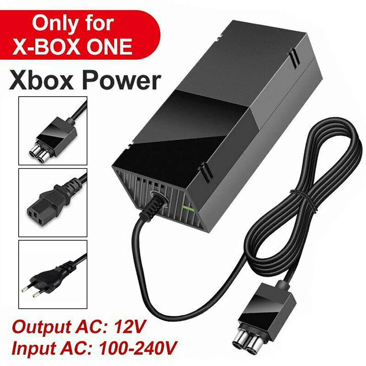 Alimentatore Adattatore CA 135 W 12V-10.83A Cavo di alimentazione Cavo adatto per console Xbox one EU