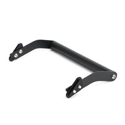 Supporto per smartphone/GPS per montaggio su staffa per parabrezza nero per Kawasaki Versys650 15-19 Generico