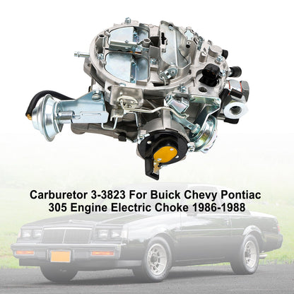 Carburatore 3-3823 Per Buick Chevrolet Pontiac 305 Motore Elettrico Choke 1986-1988