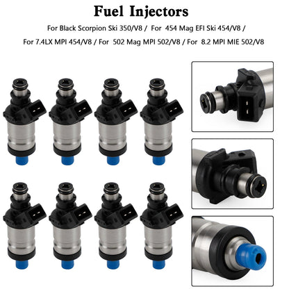 Mercruiser 805225A1 Marine 18-33100 Barca 8PCS 9-3310 Iniettori di carburante