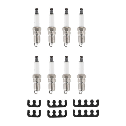 2003-2005 Chevrolet Express 2500 GMC Savana 1500 2500 3500 Confezione da 8 bobine di accensione quadrate e cavo per candele