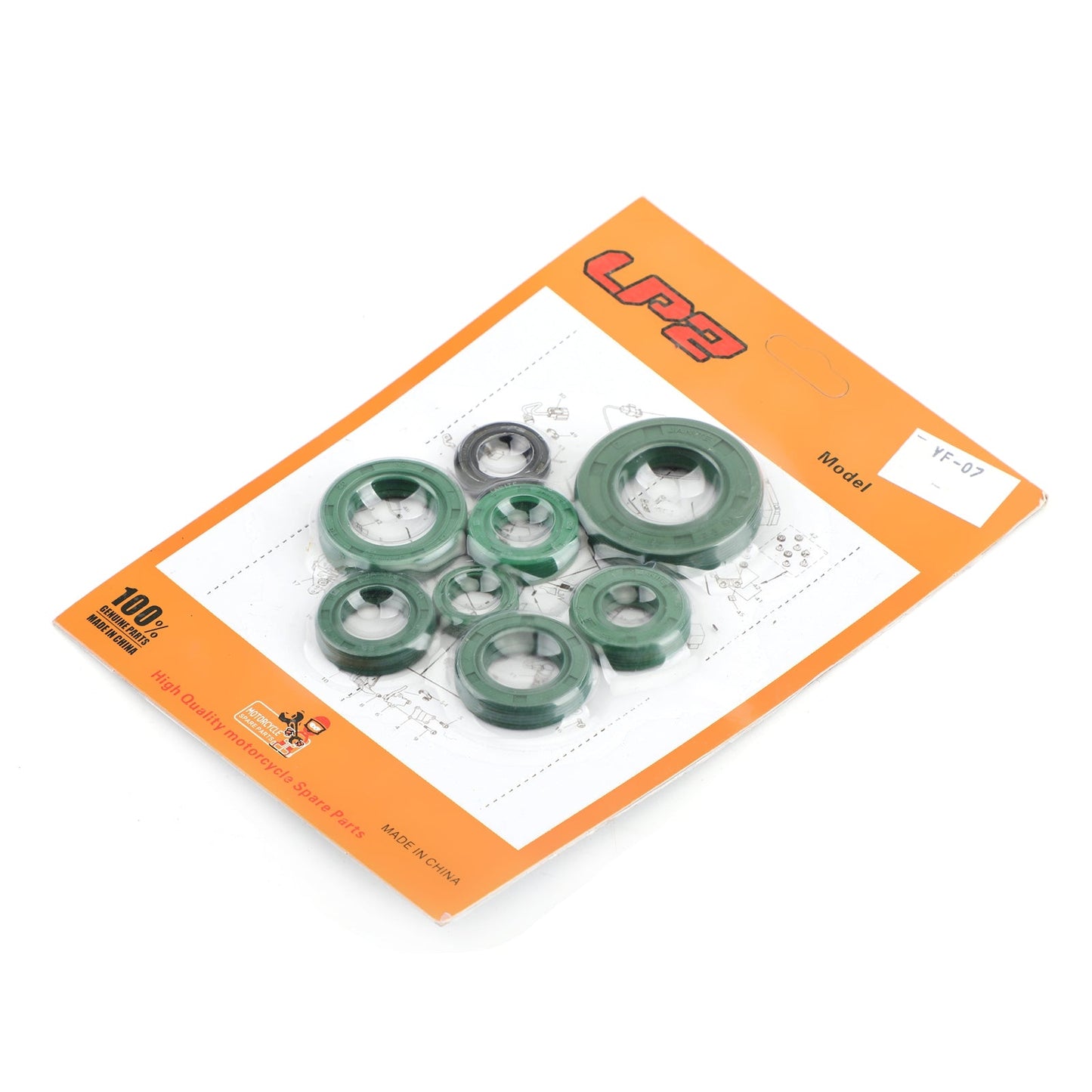 Kit guarnizioni olio motore Set 8 pezzi guarnizioni per Honda CR80R CR85R 1986-2007 cr 80r 85r Generico