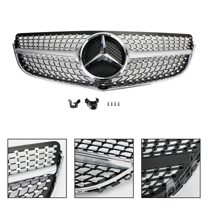 2014-2017 Mercedes Classe E W207 Coupé Griglia paraurti anteriore Griglia Diamond senza telecamera