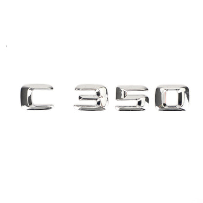 Mercedes C350 baule posteriore emblema distintivo targhetta decalcomania lettere numeri