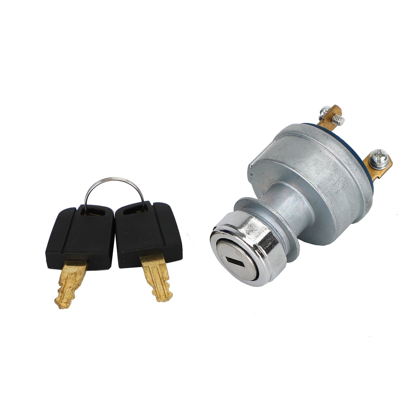 Interruttore di accensione del motorino di avviamento per Caterpillar 9G7641 9G-7641 con 2 chiavi