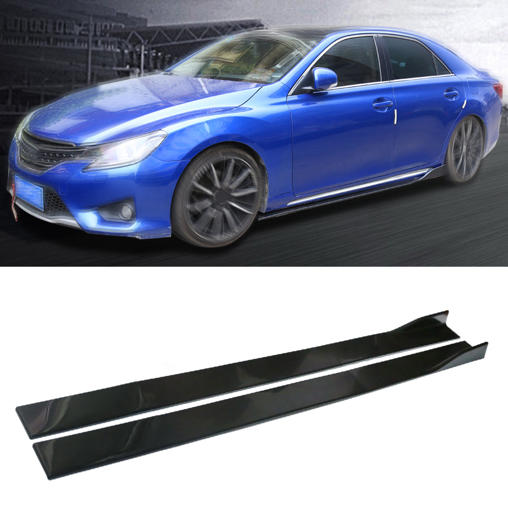 86.6" Universal Side Skirt Extensions Rocker Panel Splitter Lip Polipropilene Generico