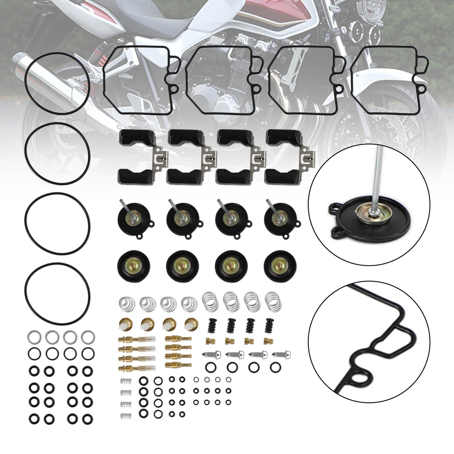 1980-1983 Honda Goldwing 1100 GL1100 kit di riparazione per ricostruzione carburatore