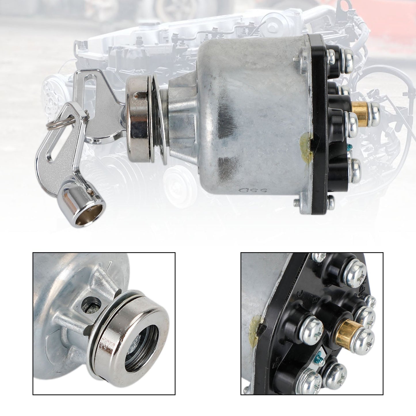 Interruttore di accensione con 2 chiavi 8944025000 per TRW Isuzu Engine 6BG1T