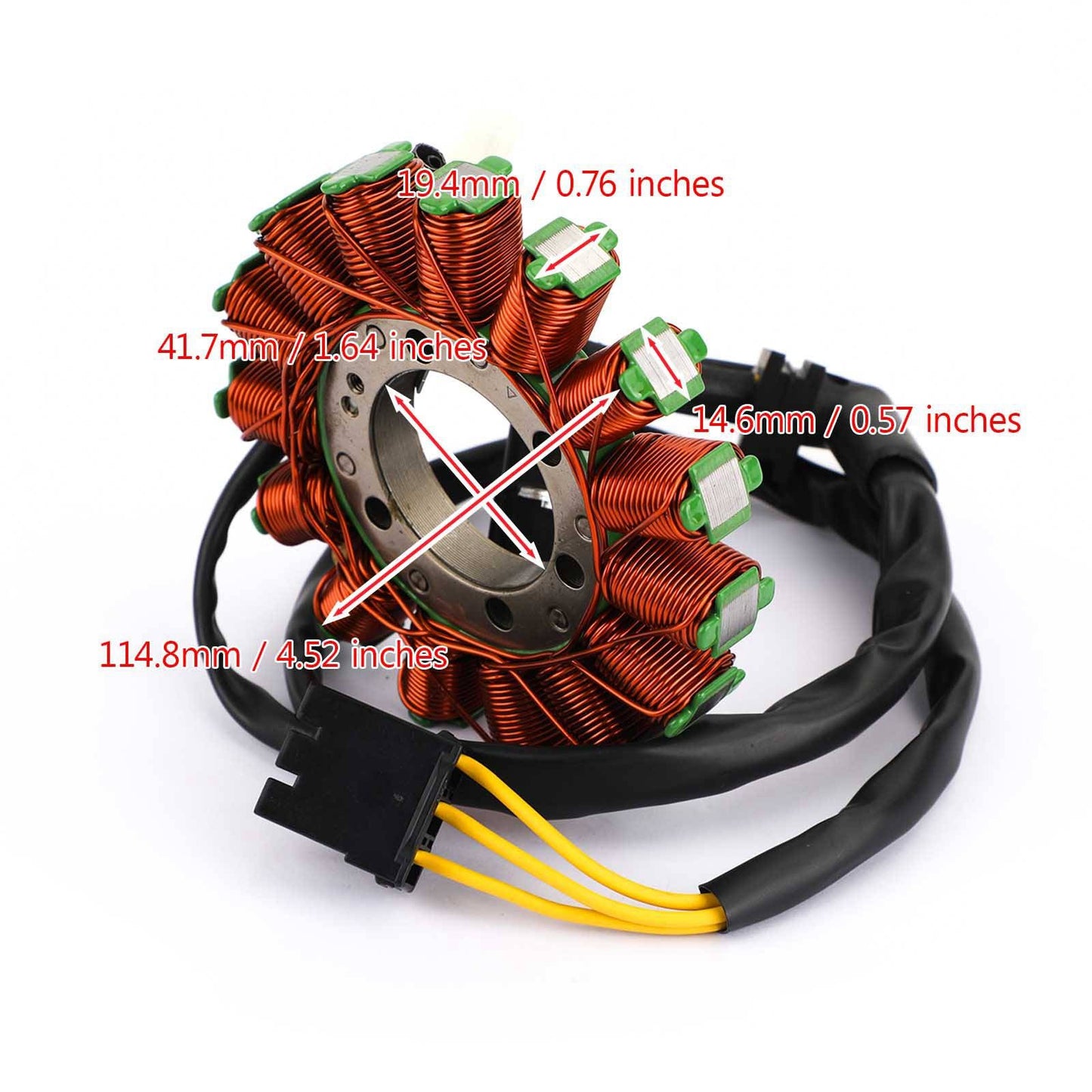 Areyourshop Alternatore Statore Generatore Fit per Honda CBR 1000 RR 10-2013 CBR 1000 S 14-2016 Generico