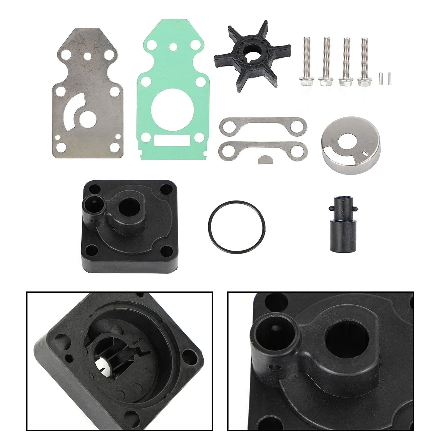 Kit ricostruzione pompa acqua adatto per Yamaha con alloggiamento 63V-W0078-02-00 9.9 15HP