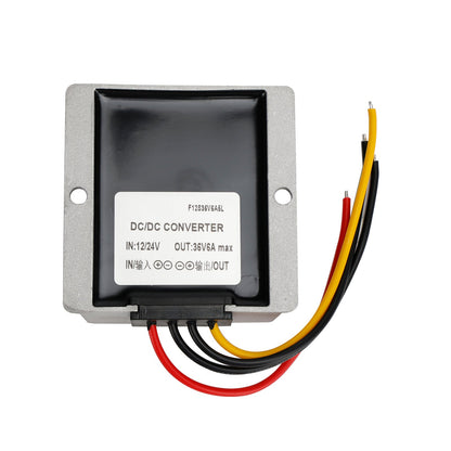 DC-DC 12/24V-36V 6A 216W Step Up Regolatore convertitore di alimentazione per auto Impermeabile