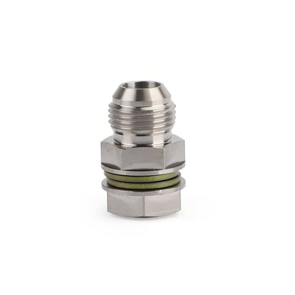 Adattatore per tappo di scarico della coppa dell'olio del turbo, raccordo da 10AN a M18x1,5 argento generico