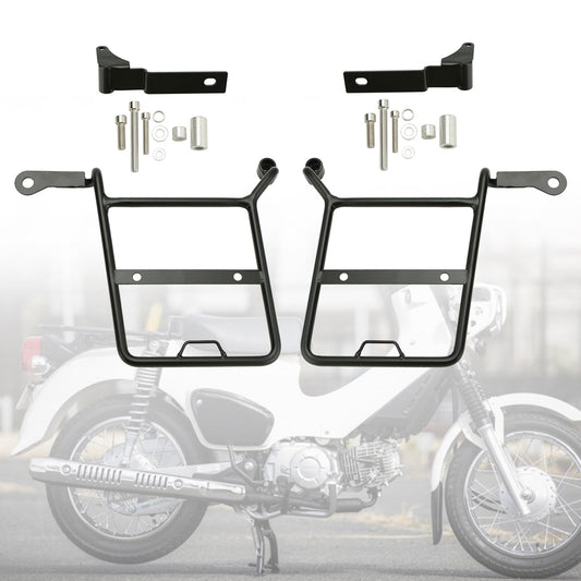 Staffa di montaggio per borsa laterale Honda CROSS CUB SUPER CUB nera