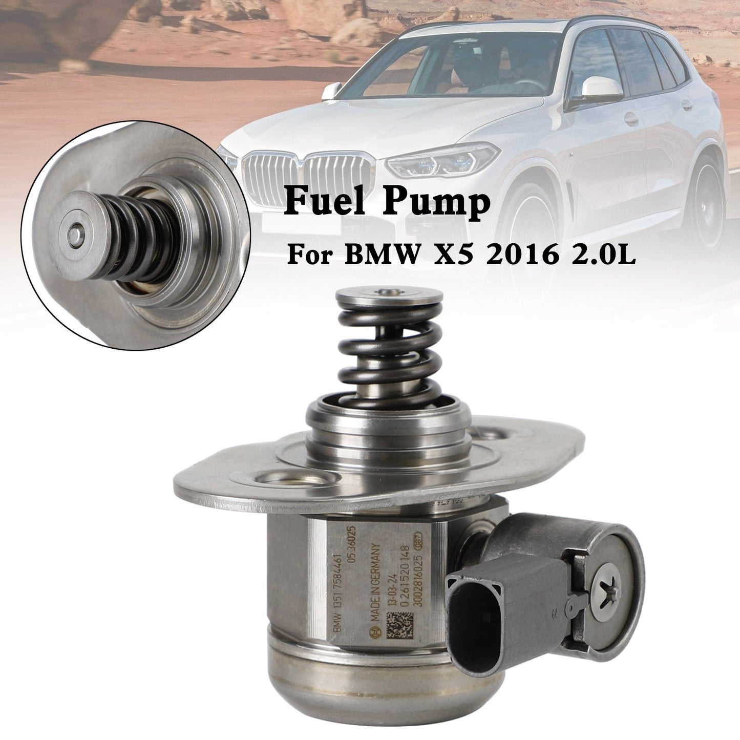 2012-2015 BMW X1 Z4 2.0L 13517584461 323-59462 Pompa del carburante ad alta pressione