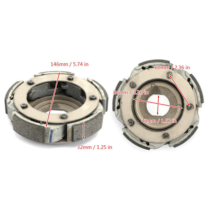 Set completo di pesi per ganasce frizione e molla per Suzuki Burgman AN400 AN400S 99-06 generico