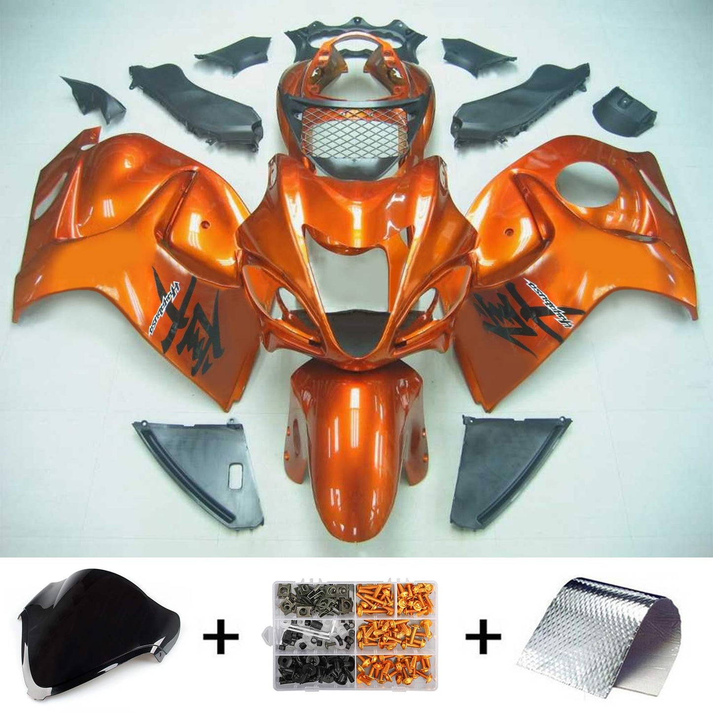 Suzuki Hayabusa GSXR1300 2008-2020 Kit Carenatura Carrozzeria Plastica ABS