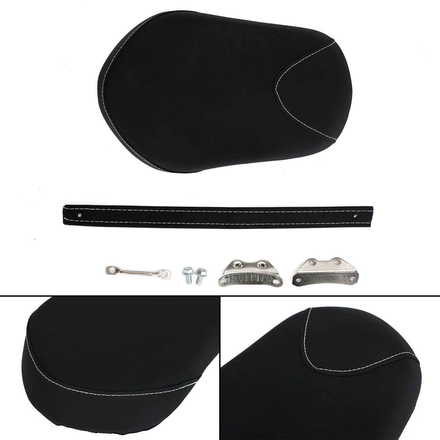Cuscino sedile passeggero posteriore nero adatto per Yamaha Bolt Xv950 Xv 950 14-17 generico