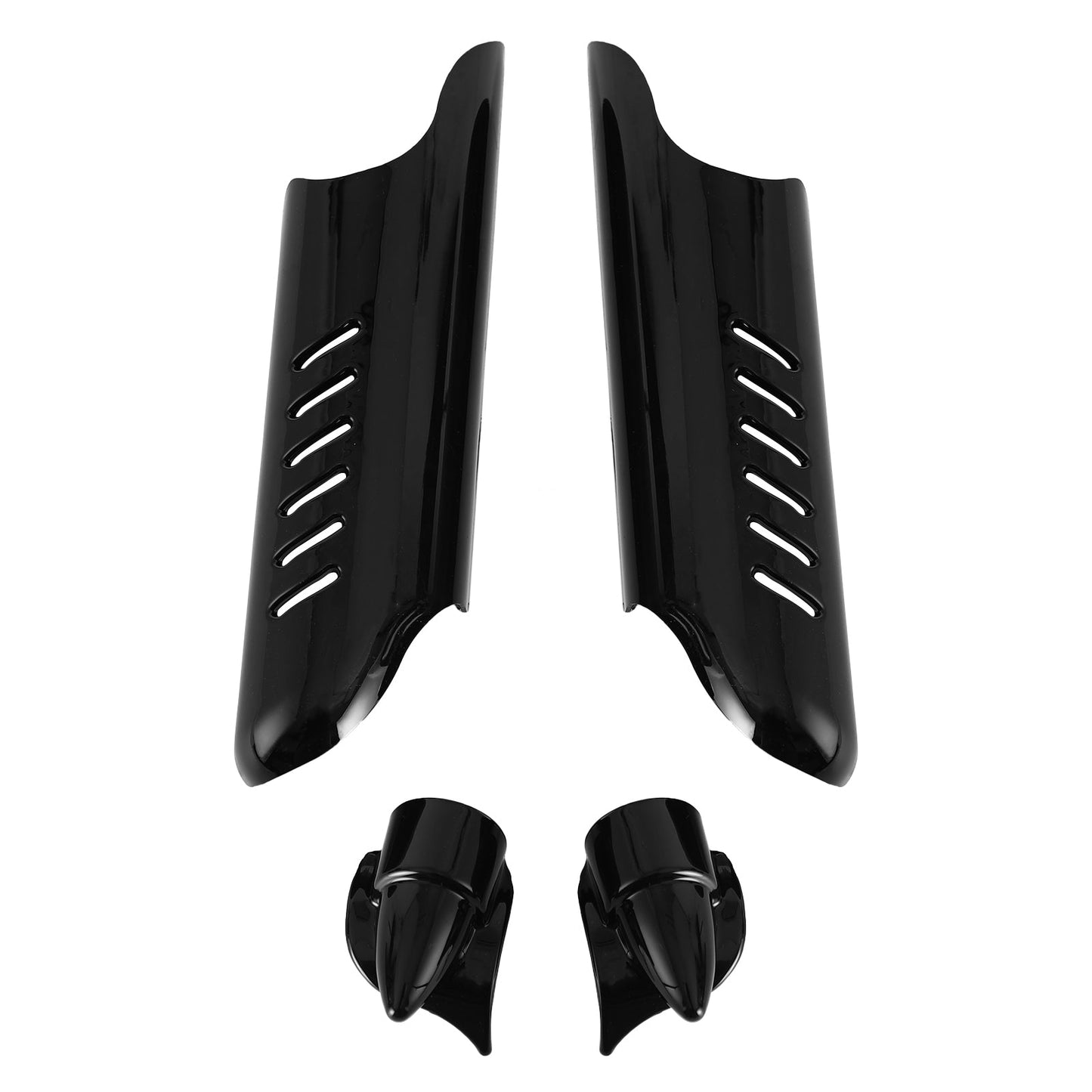 Copertura scudo deflettori forcella parte inferiore gamba per Touring Electra Glide FLHT 2000-2013 Generic