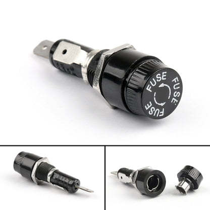 Portafusibile telaio SCI R3-14C per montaggio a pannello per fusibili in vetro 6x30mm 10A 250V