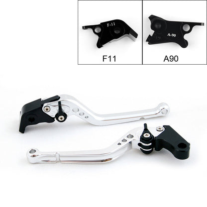 Leve freno frizione lunghe per KTM 690 Duke R 2014-2016 (F11/A90) nere generiche