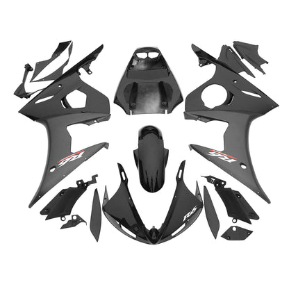 Carenatura Set Per YAMAHA YZF R6 2003-2004 Nero Generico