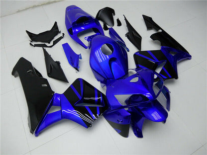 Kit Carena per Honda CBR600RR 2005 2006 Blu Nero Carrozzeria Stampo ABS Nero Rosso Generico