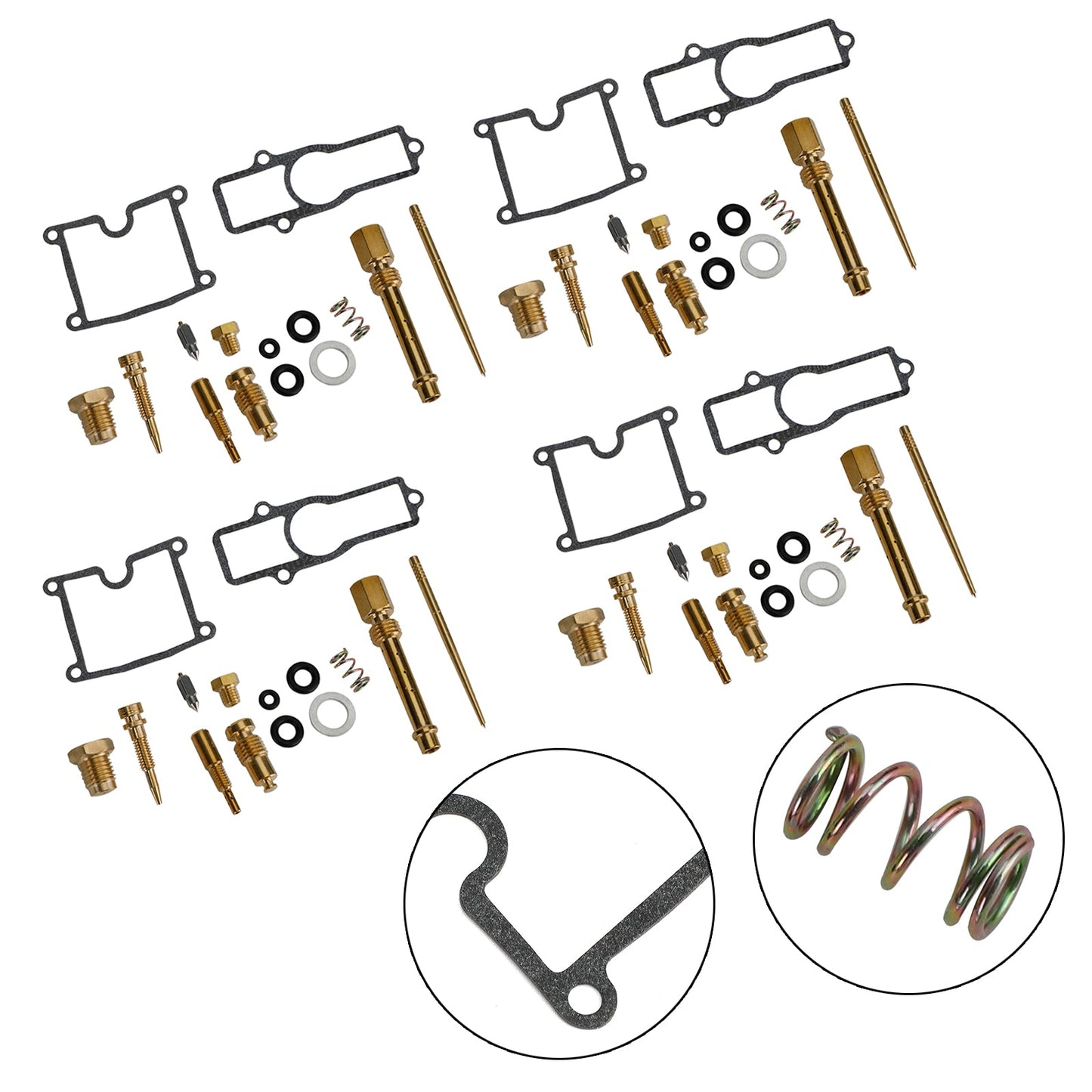 Kit di ricostruzione carburatore 4X Kawasaki Z400 KZ400FX KZ550 GPZ550 1980-1983