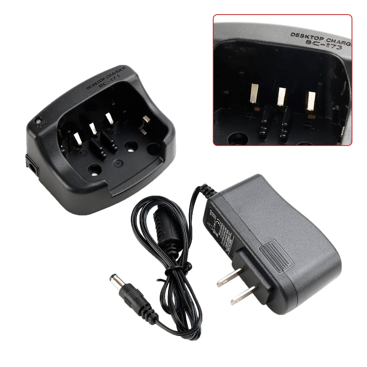 BC-173 Caricabatterie BP224 Dock rapido per batteria per ICOM IC-M31 M32 M2A M21 M33 M34 M35