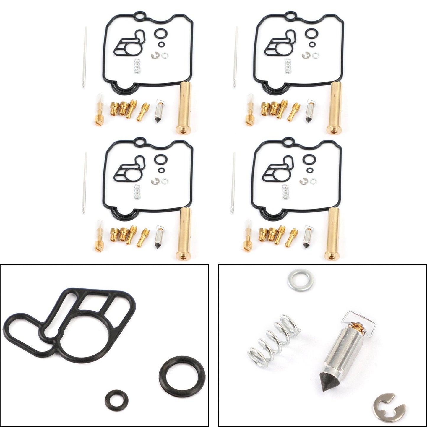 Kit riparazione carburatore Rebuild Parts 4 Set per Suzuki Bandit 250 GSF250 GJ74A Generico