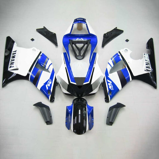 Amotopart 2000-2001 Yamaha YZF 1000 R1 Kit di carenatura blu e bianca