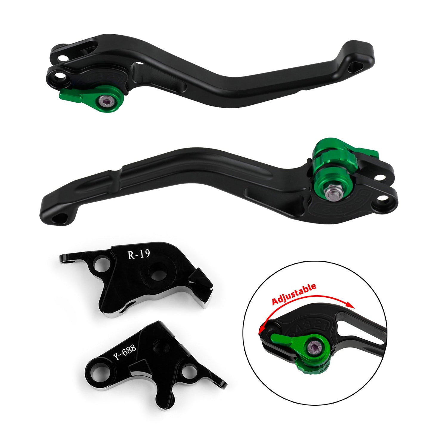 Yamaha YZF R1 2009-2014 NUOVA Leva freno frizione corta