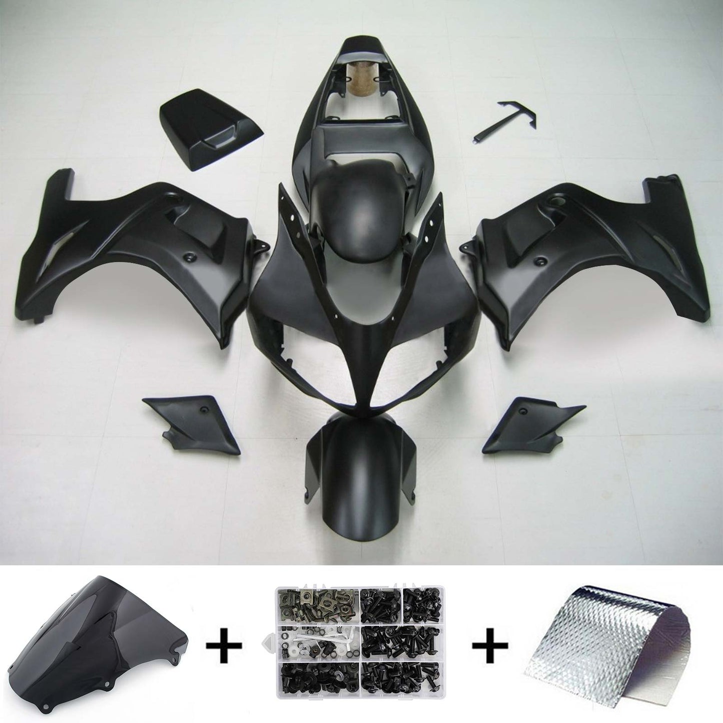 Amotopart Suzuki SV650 SV1000 2003-20011 Kit di rivestimento nero Matt