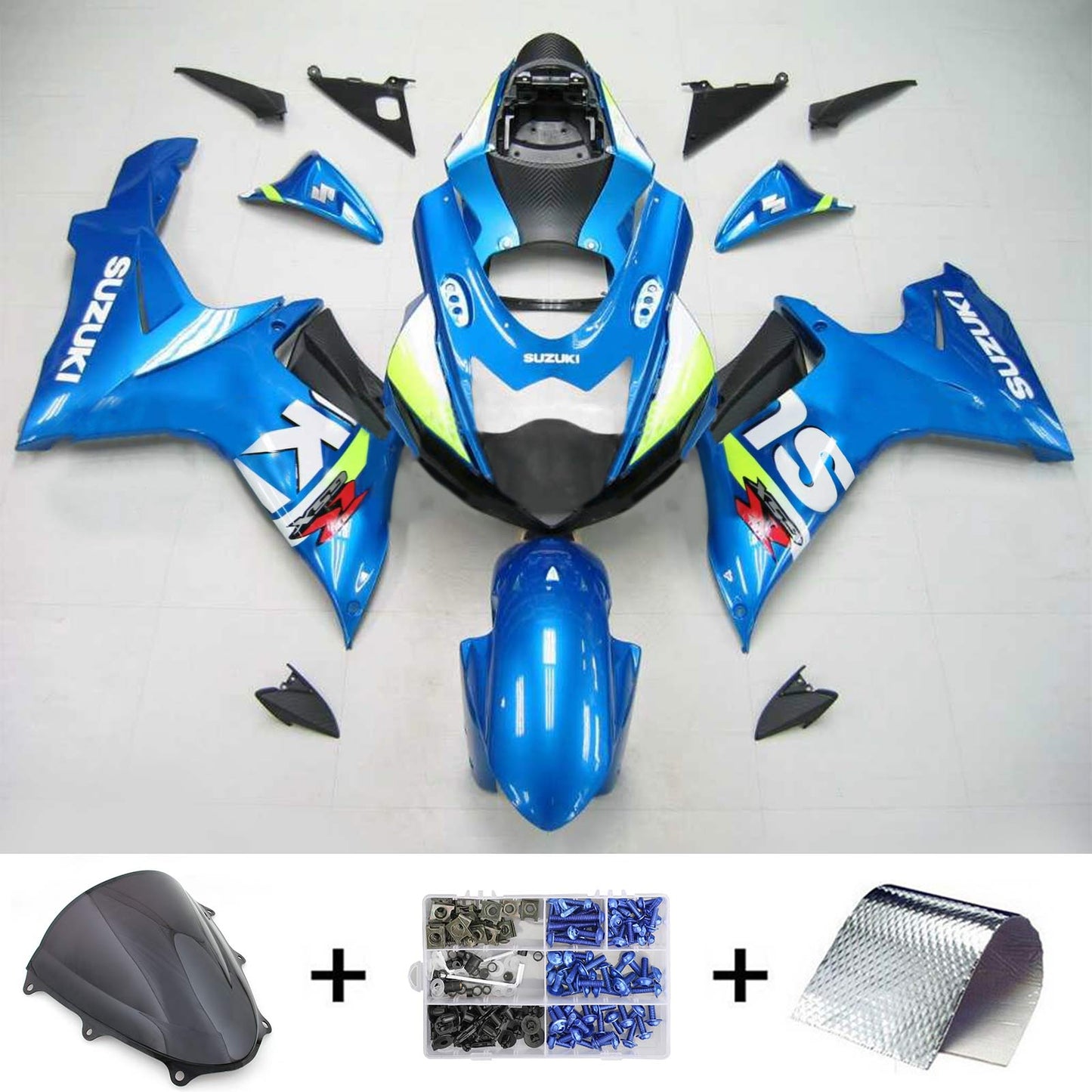 Suzuki GSXR 600/750 2011-2022 Kit carena K11 Carrozzeria Plastica ABS