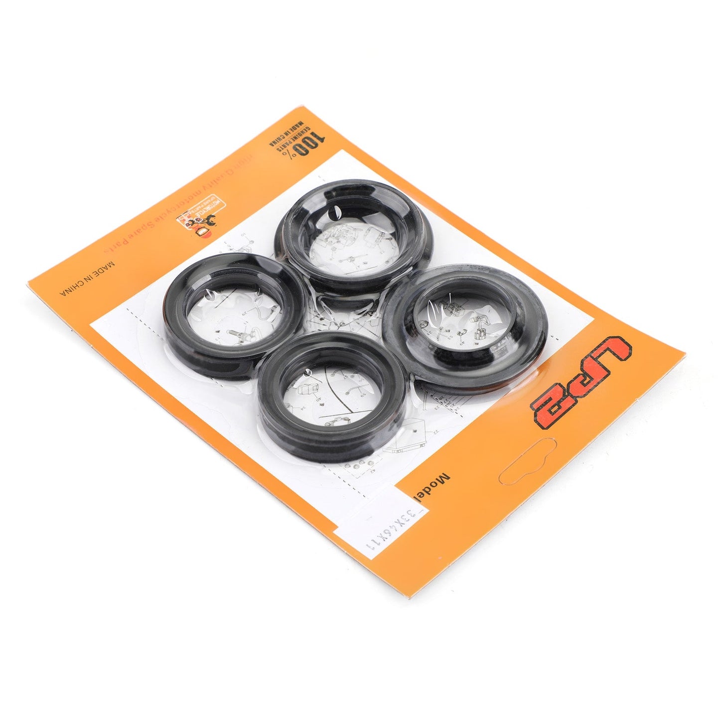 Kit Paraolio e Parapolvere Forcella per Kawasaki KLX140L KLF150 KLX125C KX65 00-18 92049-1524 Generico