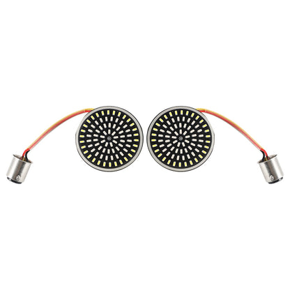 1157 Indicatori di direzione a LED per inserti lampada adatti per Softail Touring Dyna Sportster Generico