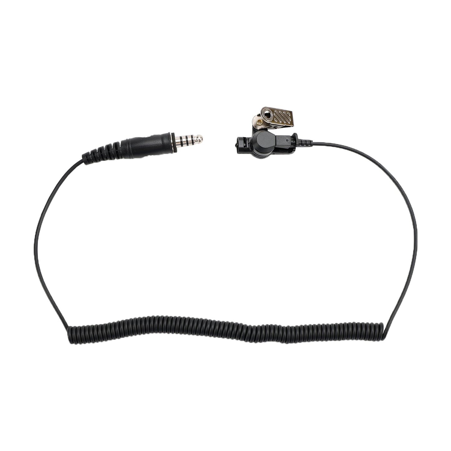 7.1-A3 Auricolare con tubo dell"aria trasparente ad ascolto singolo Cuffia intraauricolare da 7,1 mm