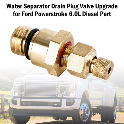 Aggiornamento della valvola del tappo di scarico del separatore d'acqua della parte diesel Ford Powerstroke 6.0L