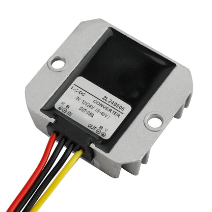 Regolatore di tensione CC Convertitore buck CC 12/24 V a 5 V 6 A 30 W Riduttore step-down