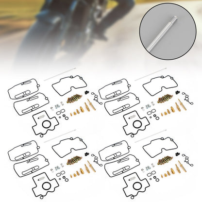 4X Carburatore Carb Rebuild Kit di riparazione adatto per Yamaha YFZ450 2004-2009 Generico