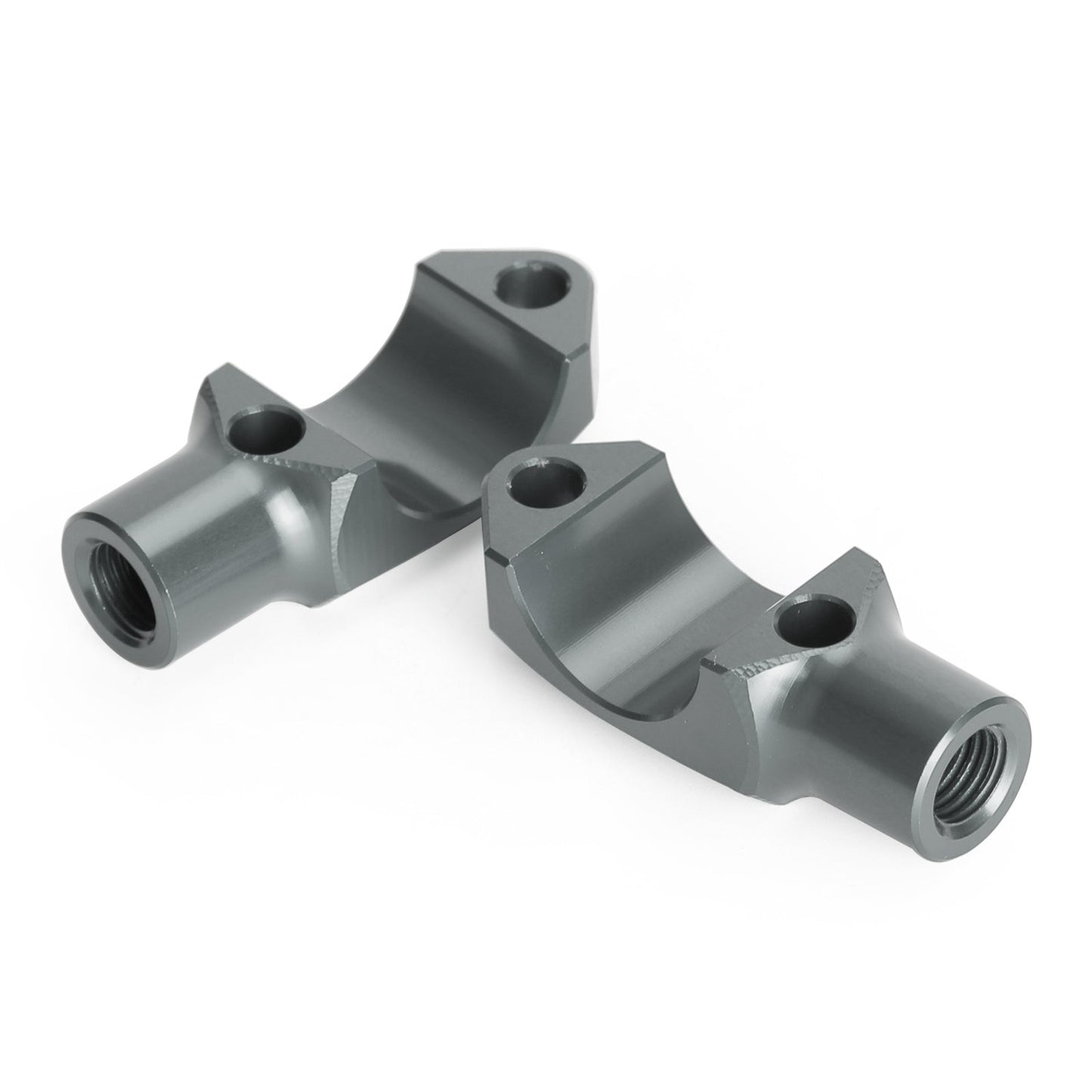 Alluminio CNC 7/8" 22mm Morsetto pompa freno anteriore 10mm Adattatore per montaggio specchio Generico