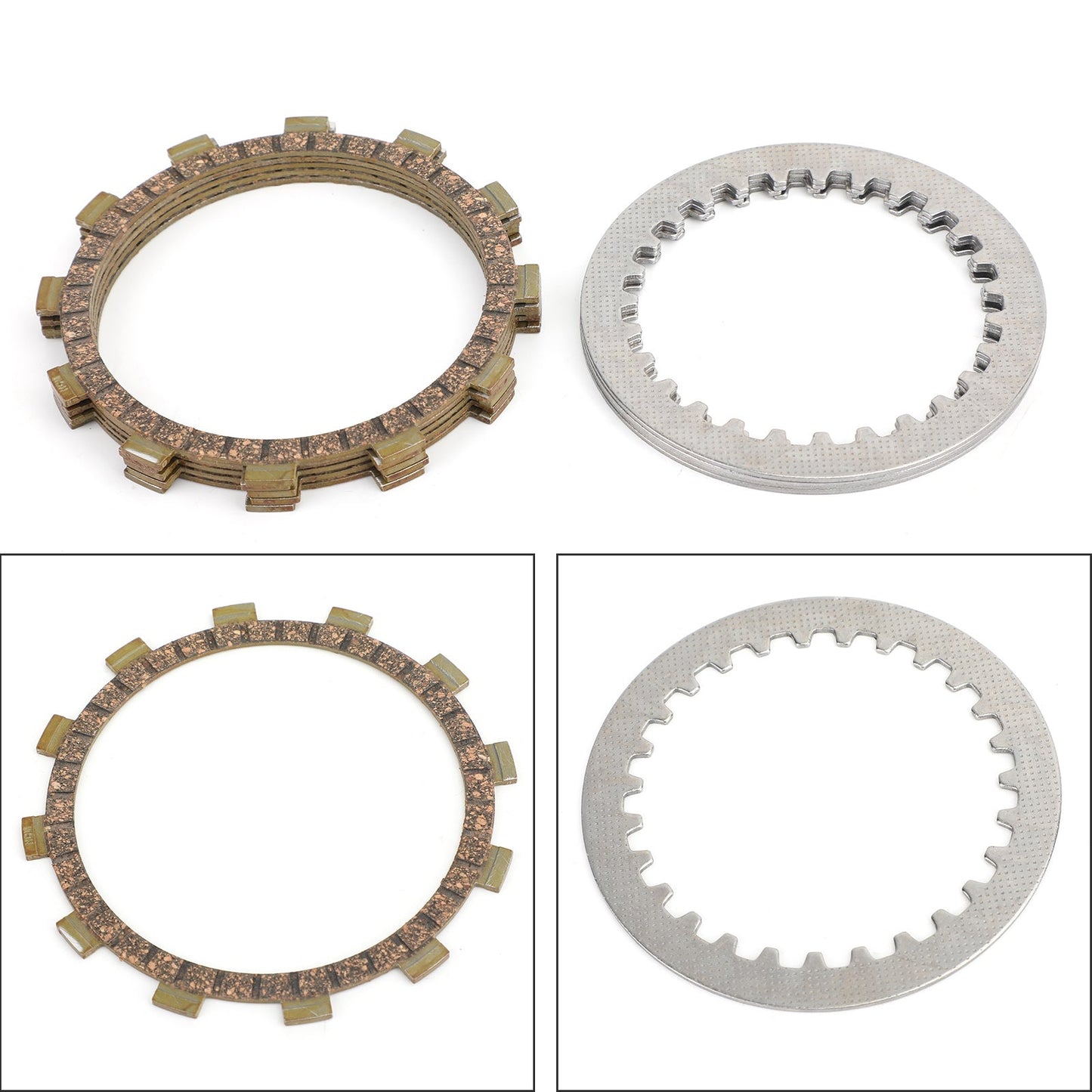 Kit Frizione ferro &amp; Dischi Frizione per Yamaha SRX250 SR250 XT250 1983-2000 Generico