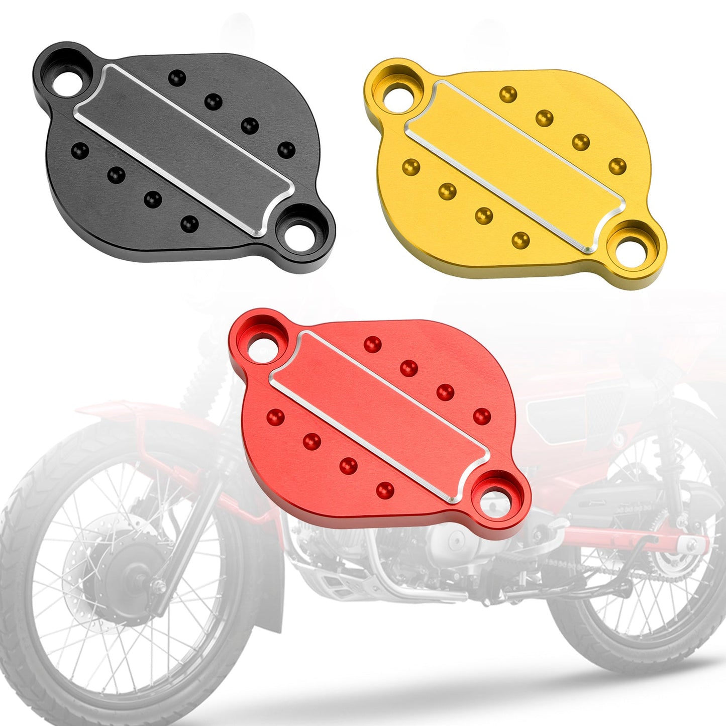 Coperchio valvola punteria tappo cilindro motore per Honda Ct125 Cub Hunter Monkey Red