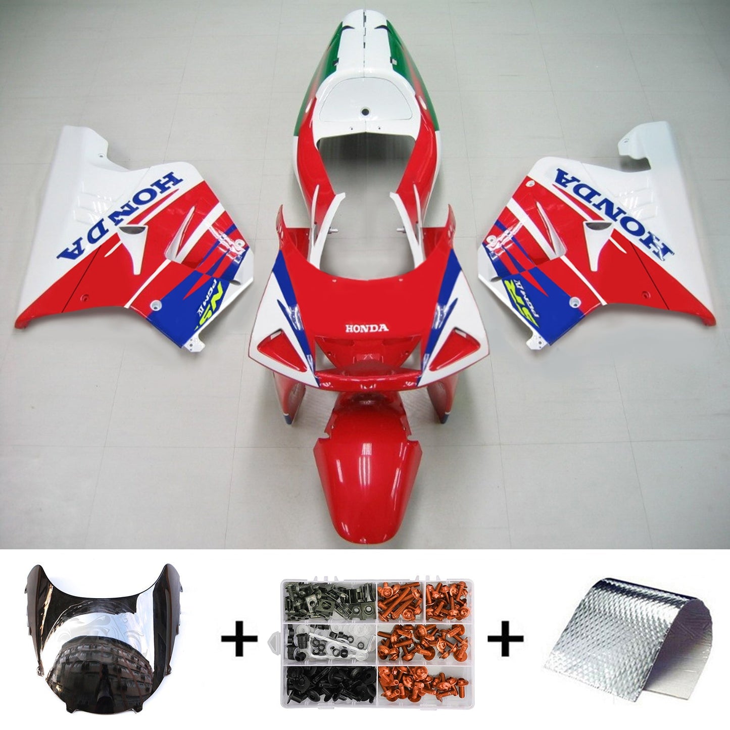 Honda NSR250 PGM-4 1994-1996 Kit carenatura Carrozzeria Plastica ABS